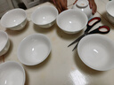 NINE CRANES景德鎮(zhèn)餐具碗組合家用米飯碗輕奢高溫陶瓷高級感4.5英寸飯碗10個 曬單實拍圖
