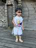 G.DUCKKIDS小黃鴨聯(lián)名奧特曼衣服男童夏裝套裝兒童夏季背心兩件套寶寶運(yùn)動(dòng)服 白色 120 (建議105-115cm 4-5.2周歲) 曬單實(shí)拍圖