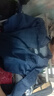 牛仔工作服套裝男電焊防燙拉鏈勞保服加厚耐磨焊工工地工廠(chǎng)服定制 01款牛仔套裝（上衣+褲子） XL -175 曬單實(shí)拍圖