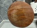 胖東來(lái)品質(zhì)菜板實(shí)木鐵木砧板案板切菜板抗菌防霉家用食品級整木墩 U型提手款【直徑38*4厘米】 曬單實(shí)拍圖