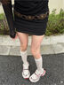 CHERY KALLY百搭厚底增高老爹鞋女高顏值輕奢鞋子女運動(dòng)休閑鞋臟臟女鞋 朱玉白 white erd 37 曬單實(shí)拍圖