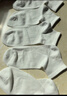 歐迪芬【10A抗菌】5雙女襪子女夏季女透氣防臭純棉100%自營(yíng)短襪女白色 曬單實(shí)拍圖
