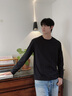名創(chuàng)優(yōu)品（MINISO）速干衣男款春秋季戶外5A抗菌吸濕防曬輕薄長袖t恤男跑步運(yùn)動衣服 白色 L /175 (體重120-140斤) 曬單實(shí)拍圖