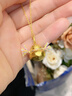世紀緣黃金吊墜女錦鯉葫蘆足金福祿祥云紋五彩編繩送女友生日禮物 4.48g【贈金色925銀鏈】 曬單實拍圖