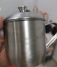 美廚（MAXCOOK）304不銹鋼水杯 泡茶杯口杯學(xué)生辦公商務(wù)水杯帶蓋帶手柄防摔防燙杯 650ml  (口徑10cm)MCB281 曬單實(shí)拍圖