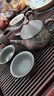 欽州坭興陶茶壺 仿生漁翁壺 省大師手工原礦紫陶單壺中式功夫茶具 漁翁壺+翻口杯*2個(gè) 曬單實(shí)拍圖
