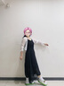 FOX.G黑色吊帶連衣裙新品裙子女夏季2025新款衣服女裝法式純欲沙灘裙 黑色褶皺荷葉邊吊帶裙 L 【建議100-110斤】 曬單實拍圖