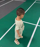 G.DUCKKIDS男童夏裝2025新款洋氣兒童夏天薄款男孩衣服夏季寶寶無袖背心套裝 綠色 100 曬單實拍圖