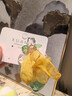 芯奢超仙耳環(huán)女士黃色雪紡花朵夸張耳飾耳釘耳墜2025新款度假旅游飾品 黃色花朵耳環(huán) 曬單實(shí)拍圖