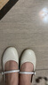 SKAP2024春季商場(chǎng)同款平跟淺口瑪麗珍鞋女單鞋AFQ01AQ4 米白 38 曬單實(shí)拍圖