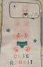 英氏（YEEHOO）嬰兒涼席兒童寶寶專用冰絲涼墊夏季嬰兒床抗菌透氣幼兒園席子 泡泡兔+枕頭【+收納袋】 120CM*65CM 曬單實拍圖