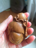仙作美假一賠萬【鐘馗賜?！啃∪~楨楠金絲楠木枯木老料雕刻手把件擺件 曬單實拍圖
