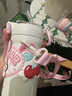 Diller兒童雙飲保溫杯男女小學(xué)生寶寶吸管水杯送禮保溫壺女士杯子新款 莉莉兔 490ml 【316L內(nèi)膽】 曬單實(shí)拍圖