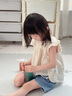 幼歌（YOUGE）【萊賽爾牛仔】嬰幼兒2025夏季寬松五分褲純棉牛仔短褲潮 淺藍(lán) 90 cm 曬單實(shí)拍圖