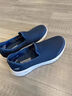 斯凱奇（Skechers）男鞋夏季大網(wǎng)眼一腳蹬健步鞋透氣軟底休閑運動鞋216700 海軍藍色/NVY 42.5 曬單實拍圖