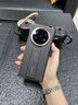 樂(lè )比億vivo x fold5手機殼新款vivox fold5折疊屏yy超薄腕帶支架保護殼vivo xfold5全包防摔翻蓋真皮皮套 【鈦度黑】頭層牛皮丨腕帶支架二合一丨智能視窗 vivo x fol 曬單實(shí)拍圖
