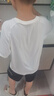 安踏兒童男童短袖T恤2025夏季云柔速干跑步短袖衫夏裝A52525109 曬單實(shí)拍圖