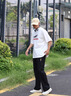 洛夫倫大碼冰絲薄款休閑褲男士2025夏季新款透氣胖子寬松直筒運(yùn)動(dòng)休閑褲 黑色 薄款 4XL 適合190-210斤 曬單實(shí)拍圖
