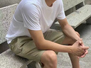 【奧特萊斯撤柜】刺繡  男士短褲潮流休閑純棉工裝五分褲直筒運動 深藍色 2XL 曬單實拍圖