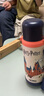膳魔師（THERMOS）兒童保溫杯哈利波特周邊聯(lián)名學(xué)生水杯喝水杯水壺大容量杯子禮物 【城堡】黑橙3蓋杯 600ml 曬單實(shí)拍圖