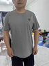 吉普（JEEP）吉普冰 絲休閑套裝男薄款桑蠶絲運(yùn)動兩件套中年爸爸寬松速干夏裝 深藍(lán)色 230【圓領(lǐng)桑蠶絲面料】 XL 【建議142-152斤】 曬單實(shí)拍圖