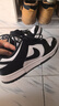 耐克NIKE女復(fù)古休閑板鞋 熊貓DUNK緩震運(yùn)動(dòng)鞋 DD1503-101白黑38.5 曬單實(shí)拍圖