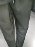 港蒂灣夏季冰絲褲子男休閑褲男褲速干褲寬松直筒褲經(jīng)典百搭時(shí)尚闊腿褲 黑色 M -80-90斤 曬單實(shí)拍圖