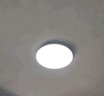TCL吸頂燈led臥室燈具全屋燈飾陽(yáng)臺餐廳現代簡(jiǎn)約三防燈24W白光包安裝 曬單實(shí)拍圖