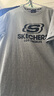 斯凱奇（Skechers）短袖夏季男女款休閑T恤中性圓領(lǐng)寬松顯瘦上衣L122U199 曬單實(shí)拍圖