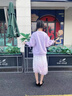 moonkids女童紗裙半身裙2025新款夏季中長款裙子夏裝兒童公主裙小女孩長裙 4367漸變紫紗裙 140 cm 曬單實拍圖