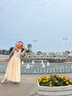 妍莉芬（yanlifen）2025新款法式簡約休閑長裙氣質(zhì)顯瘦連衣裙子半身裙兩件套裝女夏季 上衣+半身裙 M 曬單實拍圖
