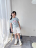 moonkids女童蛋糕裙2025夏季純棉裙子女孩芭蕾公主短裙兒童半身裙夏裝新款 4406白色長裙 120 cm 曬單實(shí)拍圖