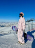 NOWINSNOWnis新款黑白色滑雪服套裝連帽上衣輕量化時(shí)尚寬松防水滑雪服 粉色套裝 S 建議身高（160-165） 曬單實(shí)拍圖
