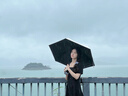 覓雨missrain口袋防曬傘晴雨兩用黑膠防紫外線(xiàn)太陽(yáng)傘輕便折疊雨傘 奶蓋白 曬單實(shí)拍圖