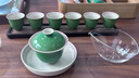 貝柚賞石竹青仿古茶具套裝家用陶瓷蓋碗茶杯功夫茶具高端輕奢禮盒套裝 賞石-竹青-君如雙線套組 曬單實拍圖