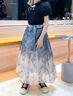 哈羅小黃鴨HAL.DUCK馬面裙女童漢服夏季兒童新中式套裝2025新款大童夏裝國(guó)風(fēng)唐裝裙子 圖片色兩件套 120 cm 曬單實(shí)拍圖