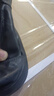 駱駝牌男士抓花牛皮軟底套腳舒適商務(wù)休閑樂福皮鞋P14S155013黑色39 曬單實(shí)拍圖