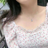 法蔻三葉草鉑金項(xiàng)鏈女PT950白金海洋之心鎖骨鏈情人節(jié)禮物送女友老婆 輕奢款-三葉草項(xiàng)鏈 曬單實(shí)拍圖