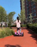 AOCTIK德國品牌 電動(dòng)坐騎自動(dòng)平衡車(chē)腿控成年智能兒童體感平行車(chē)帶扶桿6-8-10-15歲生日禮物成人男女孩 粉色 增程版-送禮佳品生日禮物 曬單實(shí)拍圖