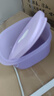 特百惠（Tupperware）長方飯盒1L可微波加熱學(xué)生上班族午餐飯盒便攜密封便當盒 馬卡藍 曬單實拍圖