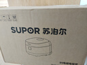 蘇泊爾（SUPOR）遠(yuǎn)紅外電飯煲鈦不粘0涂層4L無涂層電飯鍋家用不銹鋼球釜1-8人IH智能多功能SF40HC1869 曬單實(shí)拍圖