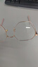 圣卡西（SAKAS） 金絲眼鏡女防藍光防輻射素顏平光感光變色眼鏡專(zhuān)業(yè)配近視眼鏡 玫瑰金鏡框【30天保價(jià)】 無(wú)度數防藍光鏡片（可試戴） 曬單實(shí)拍圖