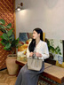 羅蒙（ROMON）半身裙春季2025新款時尚氣質(zhì)西裝裙不規(guī)則裙子A字裙半裙百褶裙子 灰色 M 曬單實拍圖
