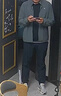 KOLON SPORT/可隆針織夾克 男子戶(hù)外徒步外套彈力接觸涼感UPF50+防曬衣外套 LHJK5MNT07-DG 深灰色 2XL 185/104A 曬單實(shí)拍圖