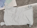 艾茵美（oinme） oinme/艾茵美蝶形幼兒枕夏涼枕套涼爽舒適枕頭套子換洗枕套單個 藍色精梳棉幼兒枕枕套 純色 曬單實拍圖