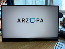 ARZOPA阿卓帕 便攜顯示器 IPS便攜屏 顯示屏 擴展屏電腦顯示器筆記本副屏手機 游戲機副屏一線直連屏幕 【人氣高刷】16.1英寸/144Hz 曬單實拍圖