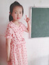G.duck童裝女童連衣裙夏季薄款透氣A字裙兒童裙子夏天波點(diǎn)顯瘦長(cháng)裙大童 粉紅色【夏款】 120 尺碼5~6歲【110-120cm】 曬單實(shí)拍圖