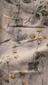 嫚熙（EMXEE）春夏月子服牛油果綾羅紗孕婦家居服 【胸墊款】密林花信（無(wú)哺乳口） L（適合115-135斤） 曬單實(shí)拍圖