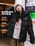 駱駝（CAMEL）抱抱戶(hù)外羽絨服短款拒水保暖外套面包服 PN121L黑色 L 曬單實(shí)拍圖