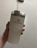 STANLEY網(wǎng)紅吸管杯水杯保溫杯大容量辦公車載不銹鋼杯子591ML-晶粉色 曬單實(shí)拍圖